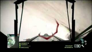 Helicopter Barrel Roll (Battlefield Bad Company 2 Gameplay)