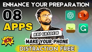 RBI Grade B 2024 |8 Apps for RBI Grade B Preparation | RBI Grade B Strategy | UNleash RBI