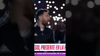 Así se presentaba Messi en la despedida de Maxi Rodríguez