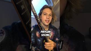 Phrygian Soloing #guitartutorial #shorts Cantique des Quantiques