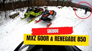 Lunch, Lookout, and leisurely ride around the Northumberland Forest #Snowmobile #SledAddict #skidoo