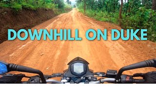 DOWNHILL RIDE WITH DUKE 200 | KTM | 2023 | NEPAL