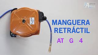 Carrete de Manguera de aire Retráctil | AIRON TOOLS