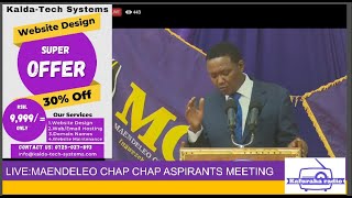 LIVE:Maendeleo Chap Chap Party Aspirants Meeting, KICC, Nairobi.