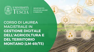 🛰️ PRESENTAZIONE CORSO DI LAUREA MAGISTRALE GEDAM (LM-69/73)