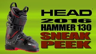 2016 HEAD Hammer 130 Ski Boot with Andrew Couperthwait