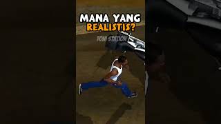 Mana Yang Paling Realistis GTA SAN ANDREAS VS GTA4 VS GTA5