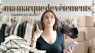 COMBIEN EST-CE QUE J'AI INVESTI POUR OUVRIR MA BOUTIQUE EN LIGNE ? 🤯💰 (vêtements de seconde main)