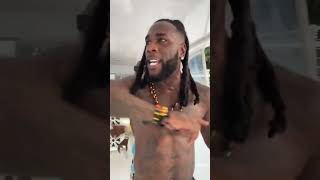 burna boy vibing his song #foryou#shorts  #burnaboy