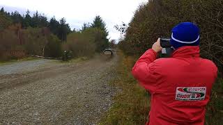 Jari Matti Latvala stage start to first corner testing Toyota Yaris WRC