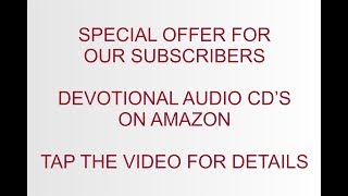 Thankyou Subscribers | Devotional audio CD's offer on Amazon exclusively for our Subscribers