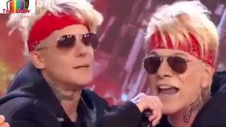 Alexander Caniggia volvió a Showmatch y se encontró con su doble Showmatch 24/06/2016