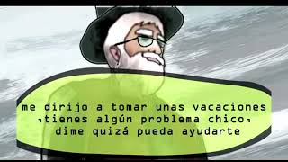 cap 6 serie animada animacion vore caricatura comic clásico dibujo a mano religiosa Dios Torah texto