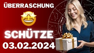 SCHÜTZE ♐️🎁 EINE GROSSE ÜBERRASCHUNG! ⭐️ Horoskop - 03.Februar 2024 #schütze #tarot