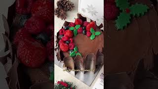 Christmas Hampers Chocolate Marquise Cake from Mercure PIK ✨ #hampers #christmashampers #kuliner