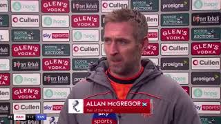 Hamilton v Rangers - Allan Mcgregor interview - furious after draw