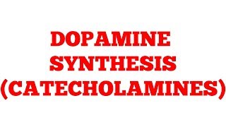 Catecholamines || Dopamine || Biochemistry