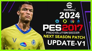 PES 2017 | NEXT SEASON PATCH 23-2024 V1 | 11/17/23 | PC