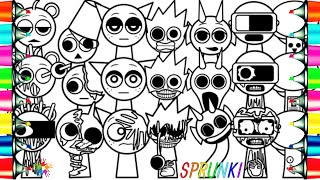 Incredibox Sprunki Phase 1 VS Phase 2 VS Phase 3 / Coloring Pages / NCS Music