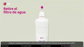 Soporte LG España - Cambiar el filtro de agua externo de un Frigorífico LG Side-by-Side