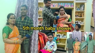 5th month baby shower function in tamil//2nd pregnancy celebration #babyshower #5thmonthpregnency