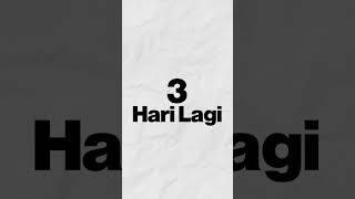 3 hari lagi. Save the date! 1/1/2023. #Dirgantara #cintasejati #aimansidek