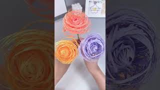 这朵花的名字叫：只要有手就能做 #折纸教程 #paperflower #diyideas #origamitutorial #一起做手工 #手工教程