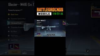 M416 Glacier 🔥 upgrade for free || #shorts #bgmi #m416glacier #pubgmobile