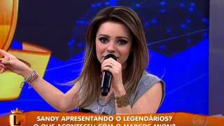 sandy apresentando o legendarios-programa legendarios 12/10/2013