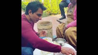 Sonu Sood Making Chapati