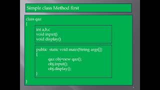 Sum of Two number using  Method and Function in  Java