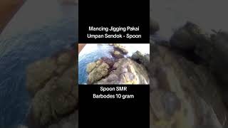 SENDOK GACOR UMPAN MANCING UL || Mancing Pakai Umpan Spoon #ultralightjigging #mancing #shorts