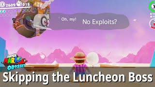 Luncheon Boss/Story skip without exploits - Super Mario Odyssey