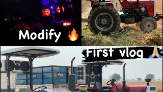 Ajj wadi sari kank // Massey vs Farmtrac // (first 1 vlog) // support🙏🏼