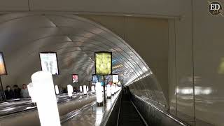 Metro Station in Saint Petersburg, Russia