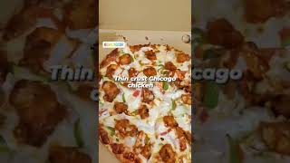 Chicago Thin crust pizza  #food #foodvideo #pizza #foodvlog #pizzalover #cheesepizza