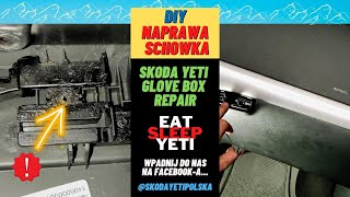 Jak naprawić schowek w Skodzie Yeti? DIY_glove box repair