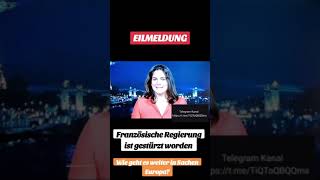 🇫🇷FRANKREICHs ReGIERung 🥳GESTÜRZT: Jetzt muss MACRON Platz machen und gehen!👏