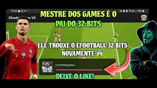 EFOOTBALL 32 BITS DE VOLTA! 😱 MESTRE DOS GAMES TROUXE DE VOLTA! TEM QUE RESPEITAR O MITO DO 32 BITS!