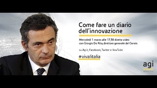 #vivalitalia con Giorgio De Rita e Claudio Roveda