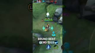 Brunos best hero 2023 #mobilelegends #shortvideo #gameplay #damageskin #bruno #2023 #bestplayer