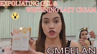 GMEELAN EXFOLIATING GEL & WHITENING LAZY CREAM | PHILIPPINES.