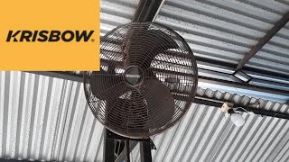 18" Krisbow HV wall fan