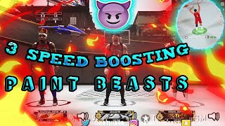 I Ran With 3 Speed Boosting Paint Beasts 😱 🤣  BEST DEMIGOD BUILD ON NBA 2K20!!