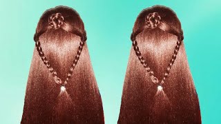 hairstyle for open hair | simple hairstyle | party hairstyle | Hairstyle|