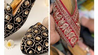 women mules designs tutorial / trending  women boots flates @mules @ embroidery @ fancy