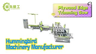 Plywood Edge Trimming Saw with Size Adjustable Miter Saw Hot Sell｜Hummingbird Machinery Manufacturer