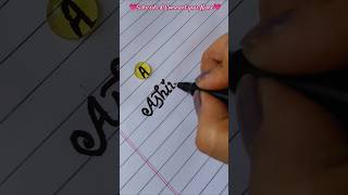 Name in the BUBBLE 💭🥰 #letteralovers #art #drawing #diycalligraphy #shortvideo #viralshort #craft