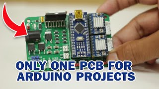 All in One Multipurpose PCB for Arduino projects.