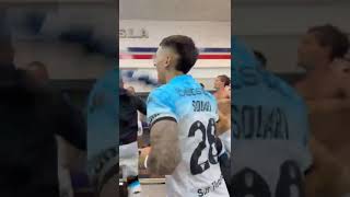 el festejo del equipo de Gustavo Costas